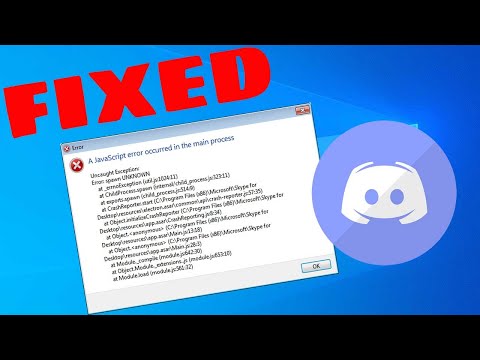 Discord Error: How to Fix "A JavaScript Error Occurred in the Main Process" Error in Windows 10