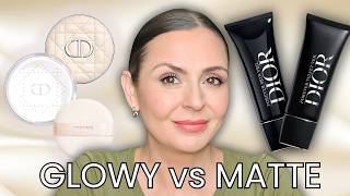NEW ✨ Dior Primers + On Set Loose Powder Tested! | GLOW vs MATTE!