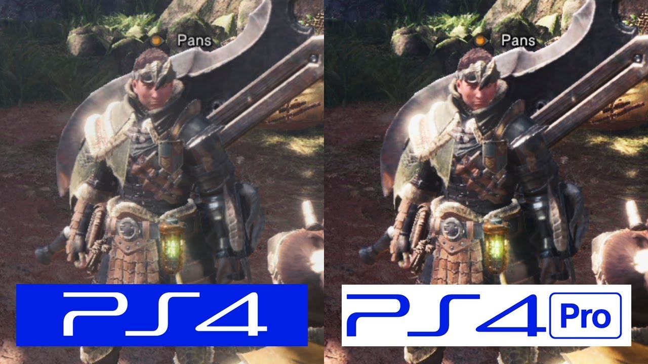 Afhængig deadline Takke Monster Hunter World | PS4 vs PS4 Pro | GRAPHICS COMPARISON | Comparativa -  YouTube