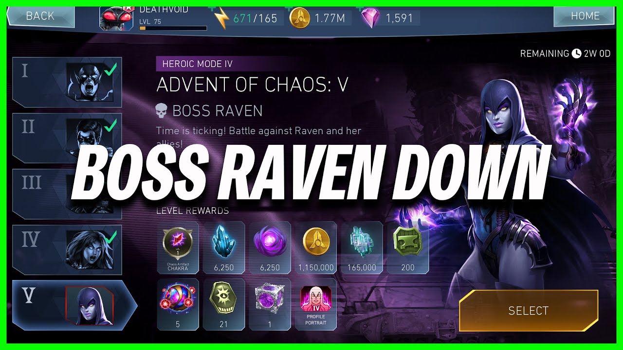Raven Injustice Mobile Injustice 2 Mobile | Boss Raven Down | Rewards Advent Of Chaos | Heroic ...