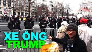 Xe Tổng Thống Donald Trump diễn hành ra sao trên đại lộ Pennsylvania?