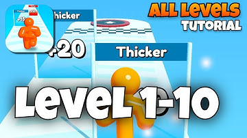 Tall Man Run - Level 1-10 Tutorial (iOS, Android) [HD]