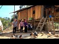 Visiting a Poor Single Old Woman for New Year, Cooking Lunch for Her | Family Farm