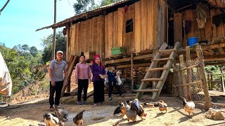 Visiting a Poor Single Old Woman for New Year, Cooking Lunch for Her | Family Farm