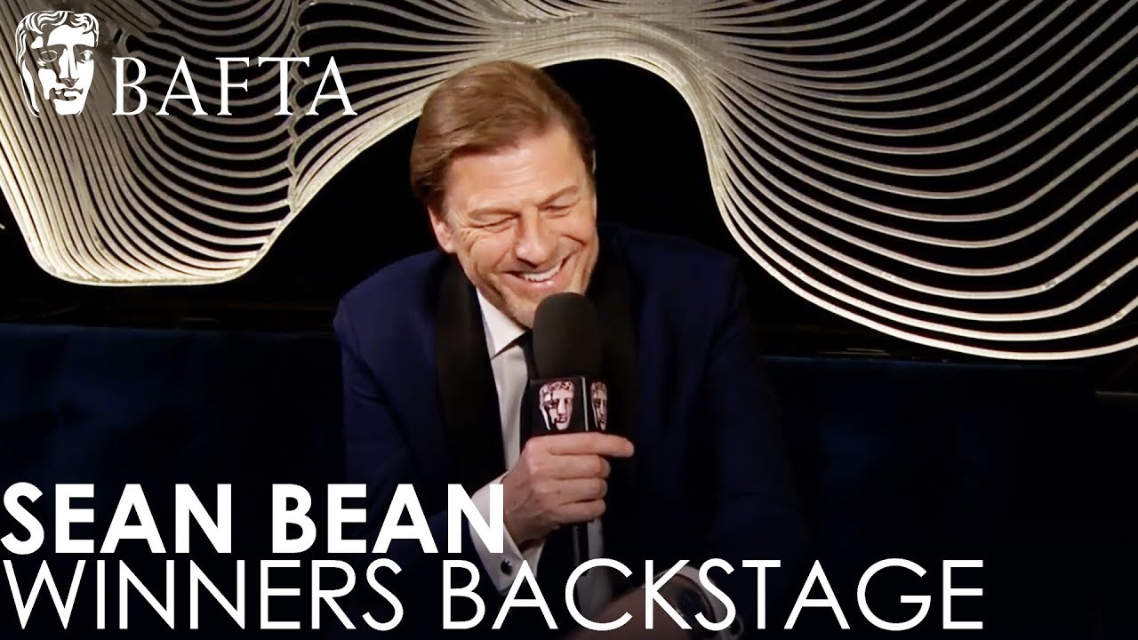 Sean Bean reacts to his BAFTA win for Leading Actor | BAFTA TV Awards 2018