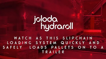 Slipchain Automatic Truck Loading System Quickly And Safely Loads Pallets Onto A Trailer! 🚚