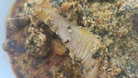 How to make Egusi soup with frozen spinach