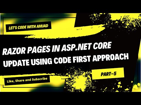 Part-5 : Razor Pages in ASP.NET Core | Update Data using CF Approach (Without Model View)