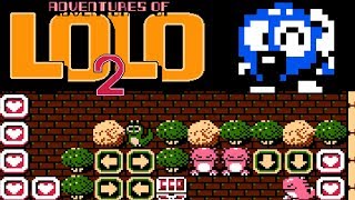 Adventures of Lolo 2 (NES) version | full game completion session  🎮 screenshot 2