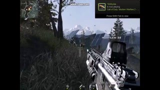 Playing around with mods/hacks on mw2 single player