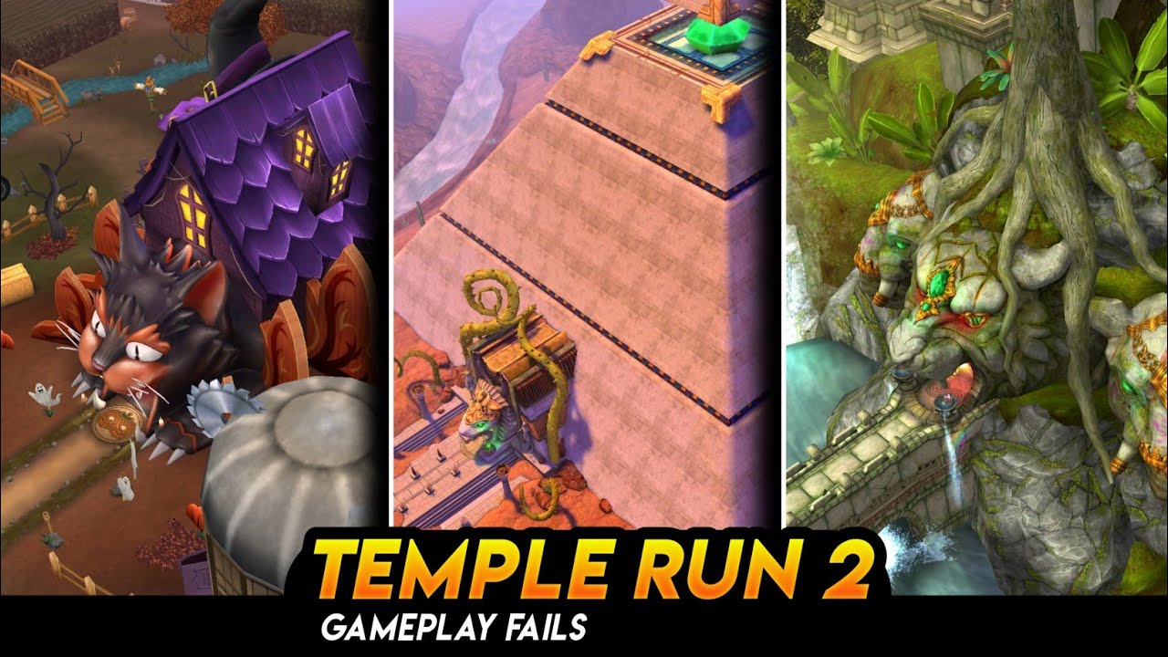 Temple Run 2 FUNNY FAILS Ep5 | Haunted Harvest,Blazing Sands,Lost Jungle Gameplay |Temple Run 2 Maps