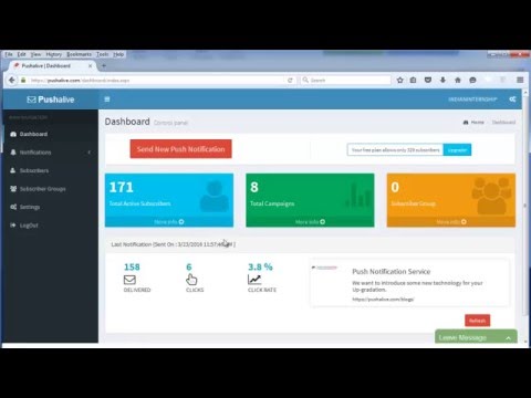 How to send Push Notification with Pushalive?
