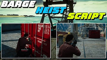 Free Barge Heist Script | Heist Script | jomidar-bargeheist | QBCore Framework | FiveM Tutorial #78