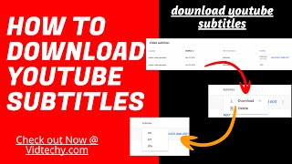 how to download youtube subtitles screenshot 3