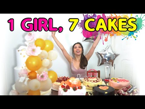 BIRTHDAY CAKE MUKBANG! (DID I PUKE??)