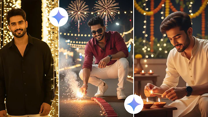 New Diwali Prompt for Boys | Ai Diwali Gemini photo Edits | Prompts for Men