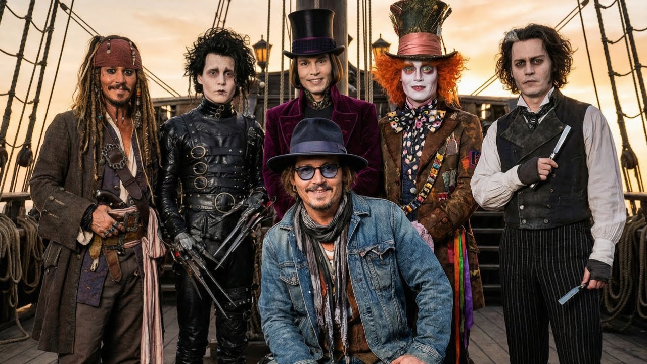 Johnny Depp : Then and Now | Most Iconic Roles from the legend - YouTube