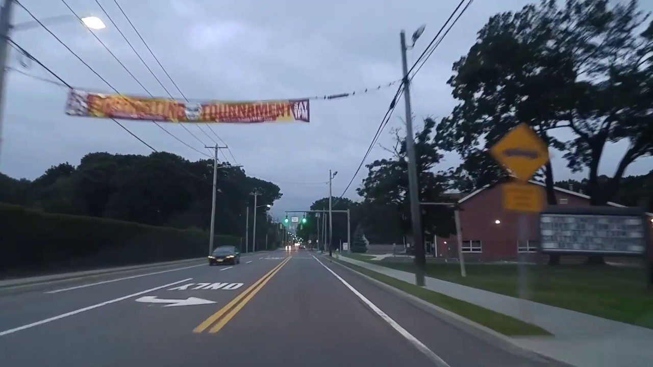 Driving from Commack to Central Islip in Suffolk,New York