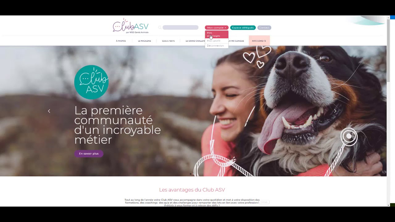Une nouveauté sur le Club ASV - YouTube