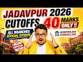 Jadavpur University Decentralized Counselling Cutoffs 2026 | Official WBJEE Cutoffs