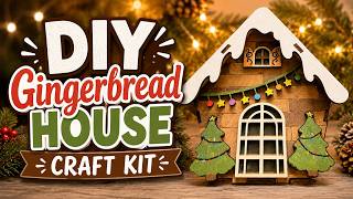 DIY Gingerbread House Craft Kit 🎄