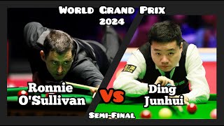 Ronnie O'Sullivan vs Ding Junhui - World Grand Prix Snooker - Semi-Final Live (Full Match)