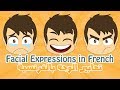 تعليم تعابير الوجه باللغة الفرنسية للأطفال تعلم المشاعر و العواطف مع زكريا 