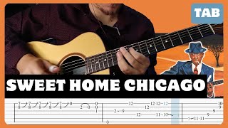 Robert Johnson - Sweet Home Chicago - Guitar Tab | Lesson | Cover | Tutorial