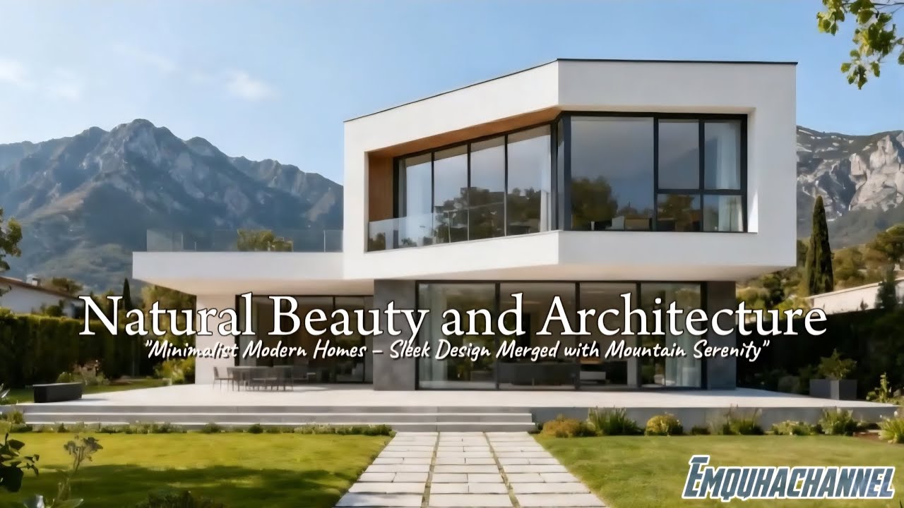 Minimalist Modern Homes – Sleek Design Merged with Mountain Serenity
