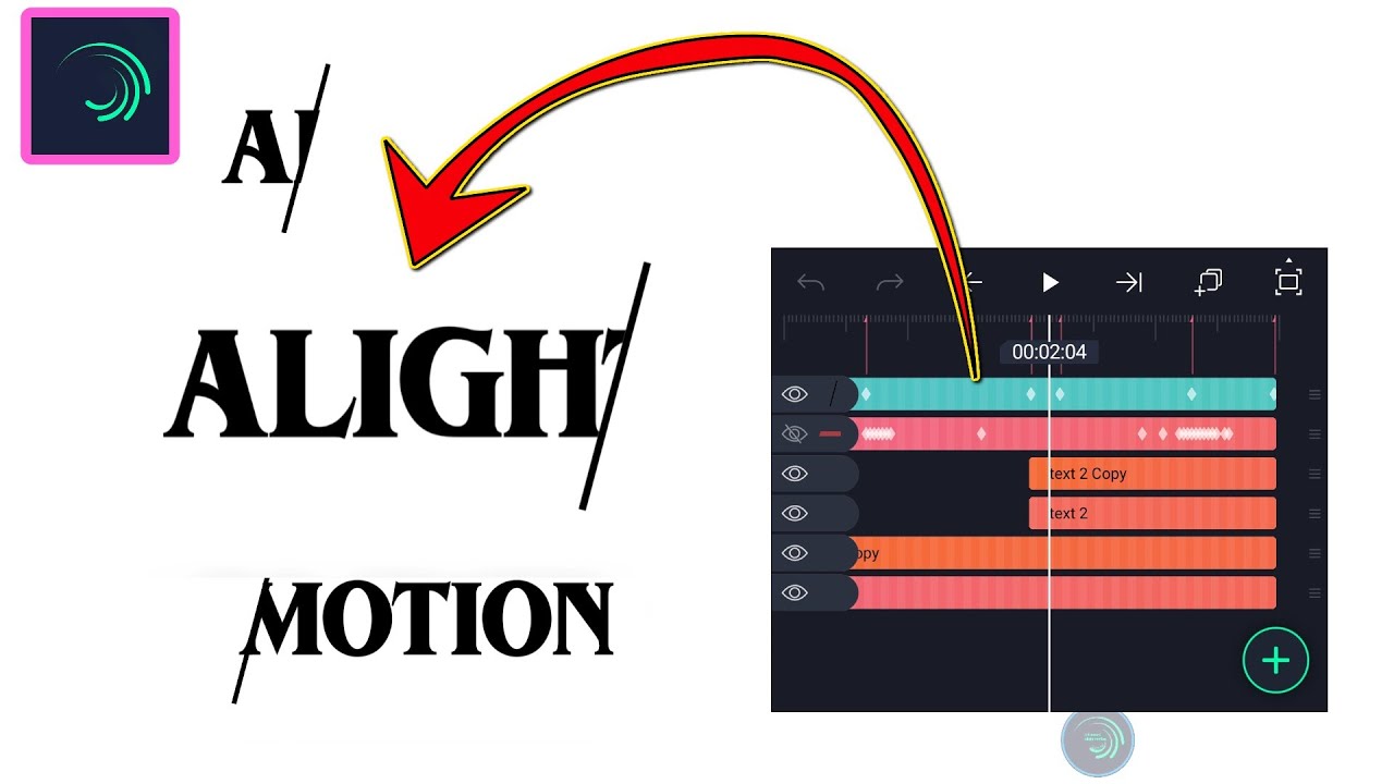 create MASK TEXT REVEAL animation in alight motion | Alight motion ...