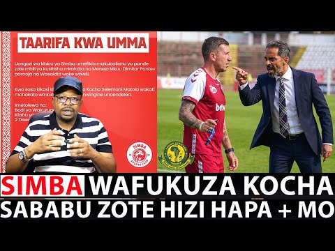 Salamba AFICHUA SABABU ZA SIMBA KUMFUKUZA KOCHA MPYA TIMU MZOZO UMEANZIA UONGOZI WA JUU Salamba AFICHUA SABABU ZA SIMBA KUMFUKUZA KOCHA MPYA TIMU MZOZO UMEANZIA UONGOZI WA JUU