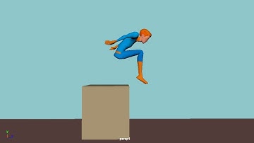 Athletic Jump Vault - Body Mechanic Animation