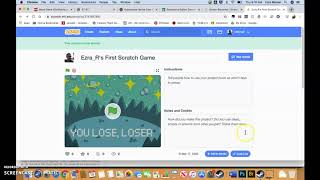 Sharing your Games on the Scratch Classroom