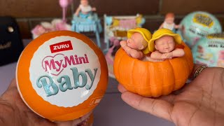 First Look at Zuru MY MINI BABY PUMPKIN PATCH Series 1 | Rare Twins Found! ♥️ silicone baby dolls 