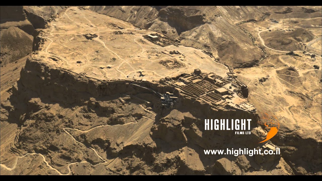 AM4K 004 Beautiful 4K Aerial Video of Masada