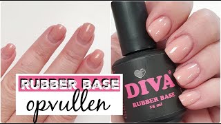 boot Boekhouder Laan Diva Rubber Base opvullen - Vragen beantwoorden ♥ Beautynailsfun.nl -  YouTube