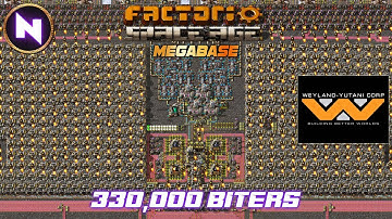 Insanity! 330,000 Biters 🪳 Farming ➡️ Launching ➡️ Consuming | 15 | Factorio Space Age Megabase