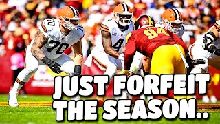 CLEVELAND BROWNS VS WASHINGTON COMMANDERS.. ( *OFFENSE IS HISTORICALLY TRASH!* )!!
