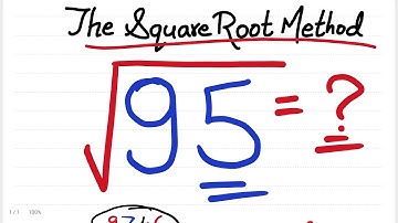 Square root of 95 up to three places of decimal by long division method