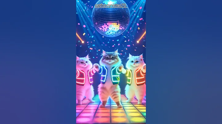 Watch the video about Neon Cat Dance Show –😹 The Ultimate Disco Vibe!”🩰😹#trending #dance #funny #catvideos #youtubeshorts