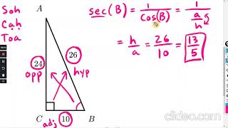 Reciprocal trig ratios : Khan Academy