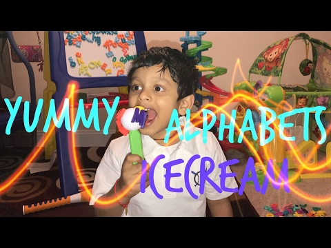 Yummy 😋 😋 colorful Alphabets and Numbers IceCream 🍦 🍦 🍦