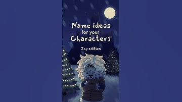 name ideas for your characters: icy edition 🌨️❄️#writing #originalcharacter #oc #ocs