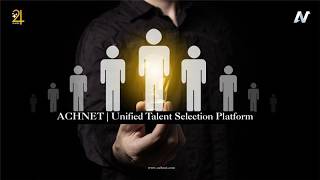 ACHNET | Unified Talent Selection Platform