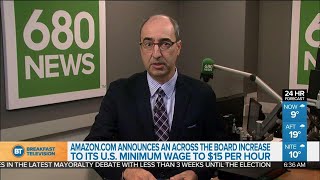 Amazon raising minimum wage in U.S. to $15/hour