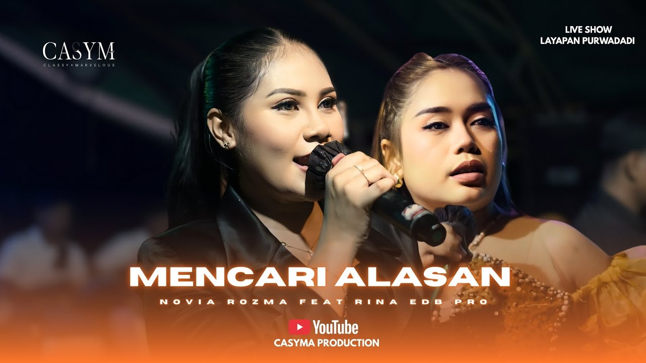 MENCARI ALASAN || VERSI BAJIDOR || - NOVIA ROZMA feat RINA EDB ( Live Show ) 
