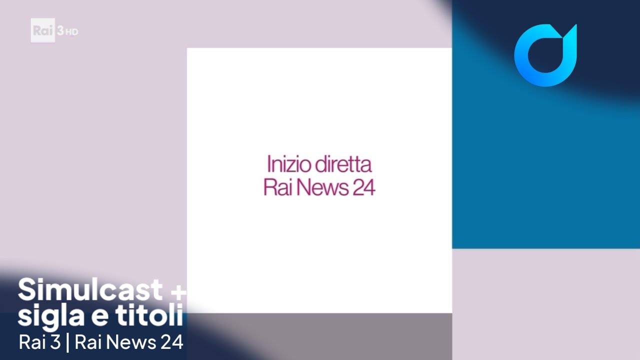 Rai 3 Simulcast Rai News 24 + sigla e titoli YouTube Rai 3 Simulcast Rai News 24 + sigla e titoli YouTube