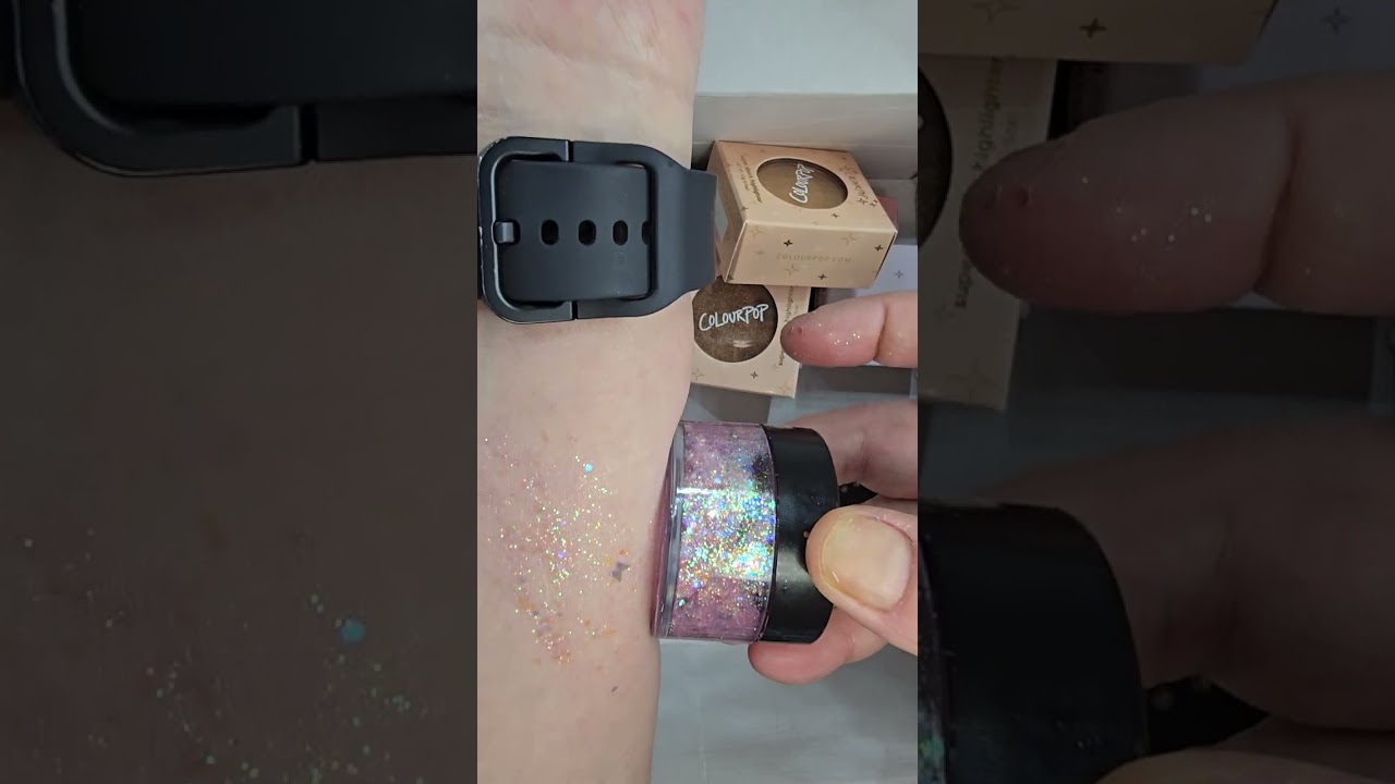 Colourpop Haul Unboxing & Swatches pt 5 Bratz Eyeshadow Palette & Glitterally Obsessed ✨️ #swatches