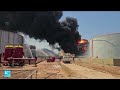 ليبيا: السيطرة على الحرائق في المنطقة النفطية بالزاوية بعد هجمات بطائرات مسيّرة