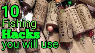 10 Fishing Hacks  (YOU WILL USE )